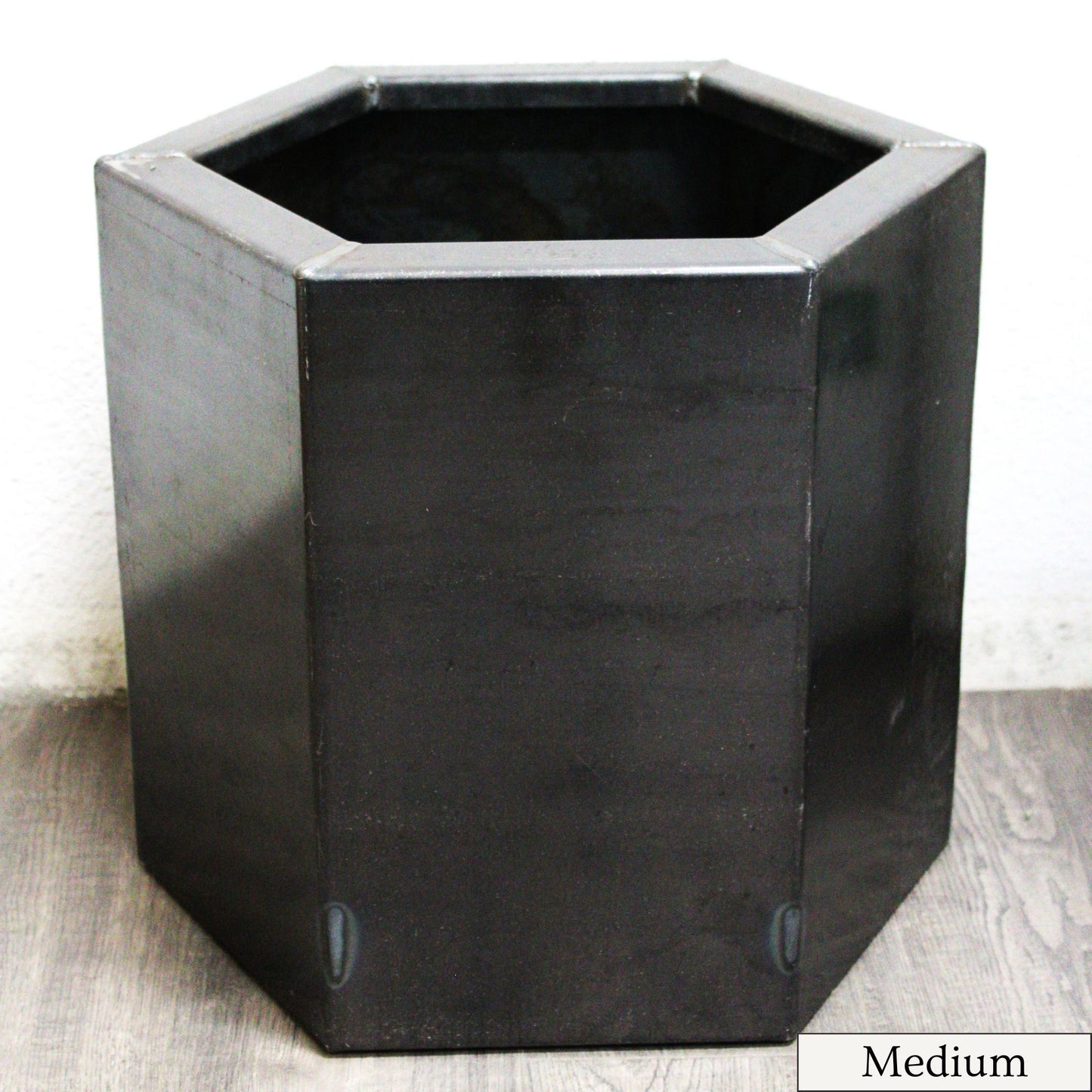 Corten Steel Hexagon Planter