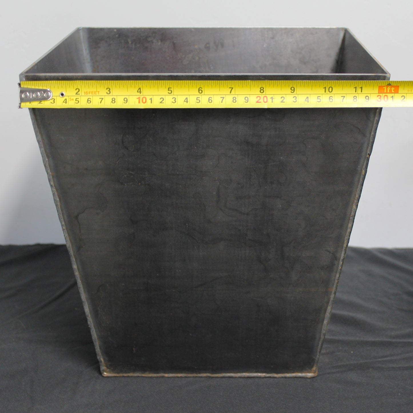 Corten Steel Tapered Square Planter