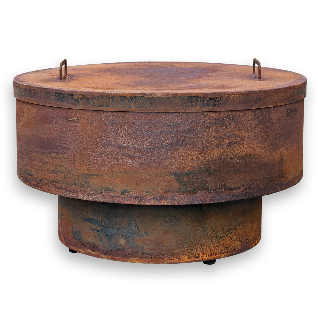 Tiered Corten Steel Fire Pit