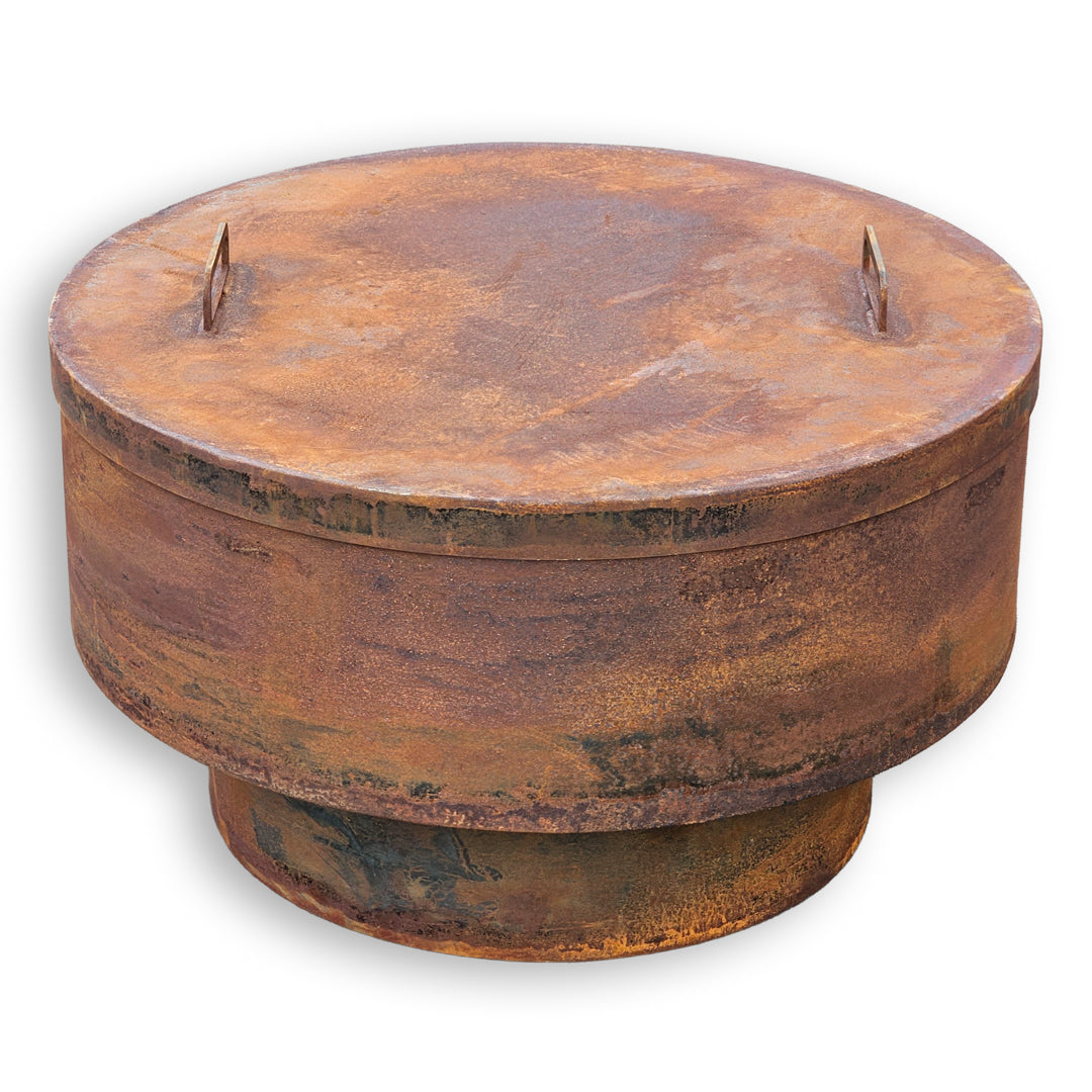 Tiered Corten Steel Fire Pit
