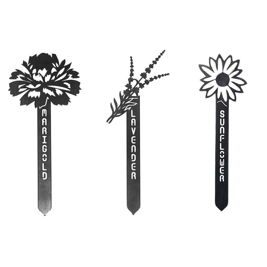 Flowers Garden Stake Bundle