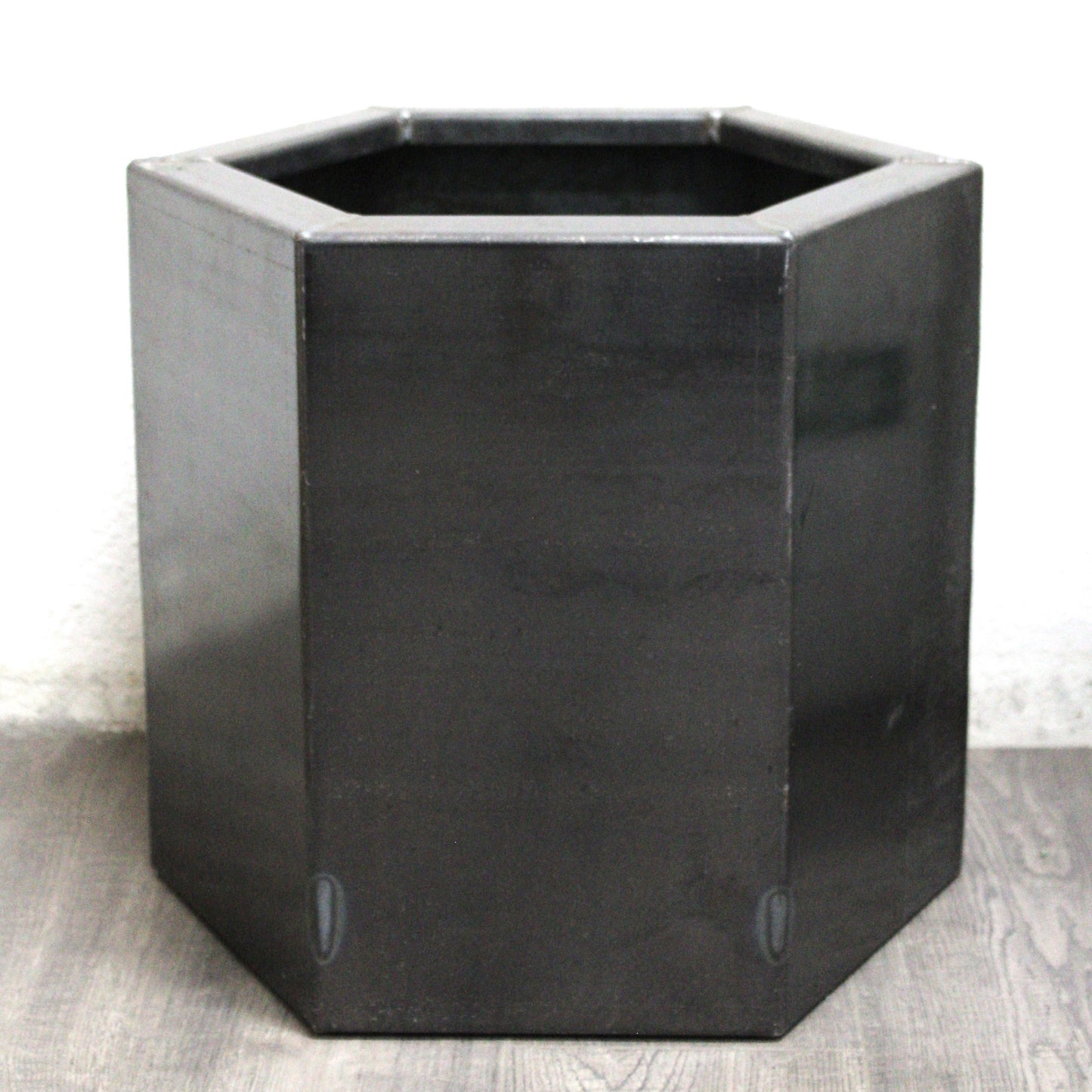 Medium Corten Steel Hexagon Planter