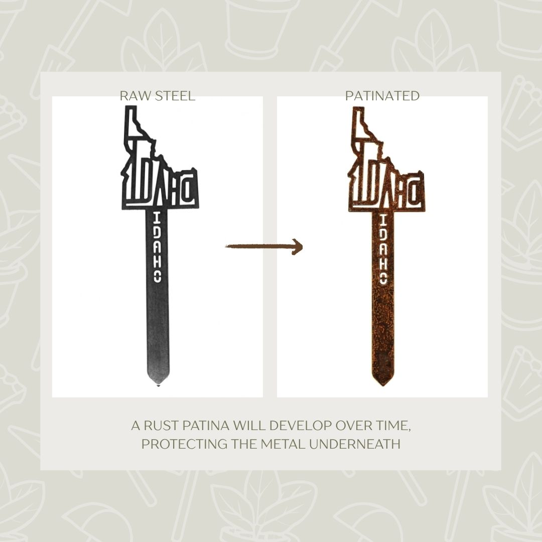 Idaho Steel Garden Stake