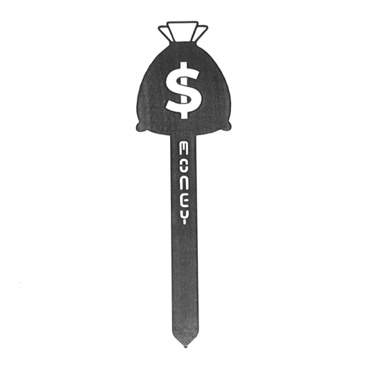 Money Bag Steel Garden Stake