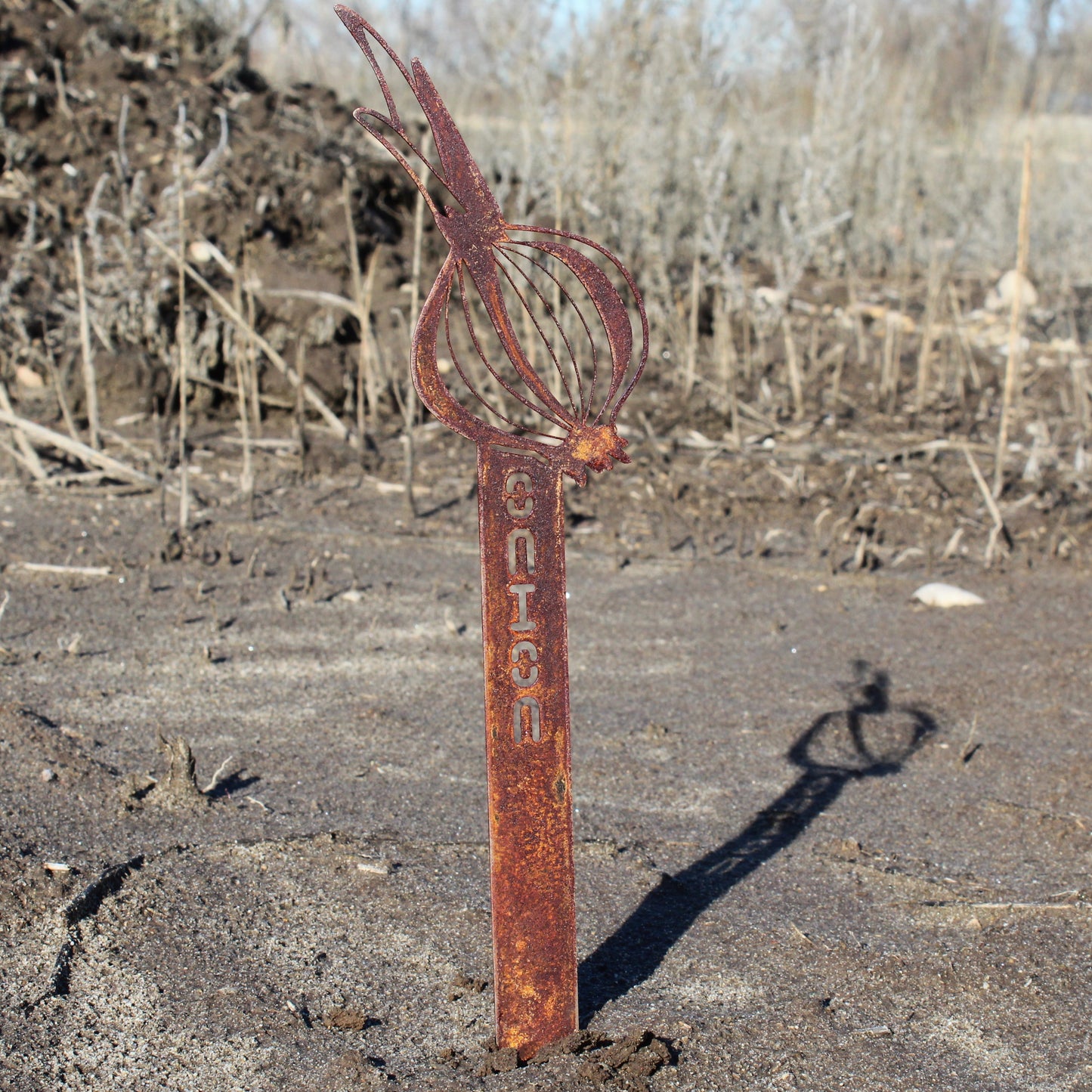 Onion Steel Garden Stake