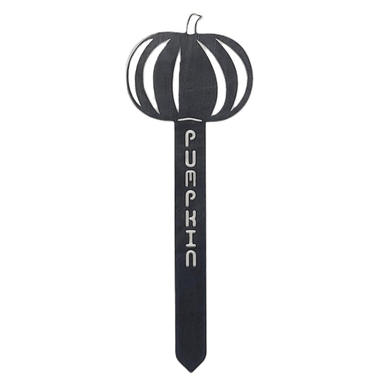 Pumpkin Steel Garden Stake