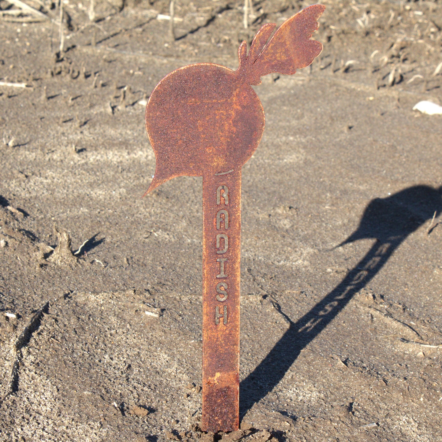 Radish Steel Garden Stake