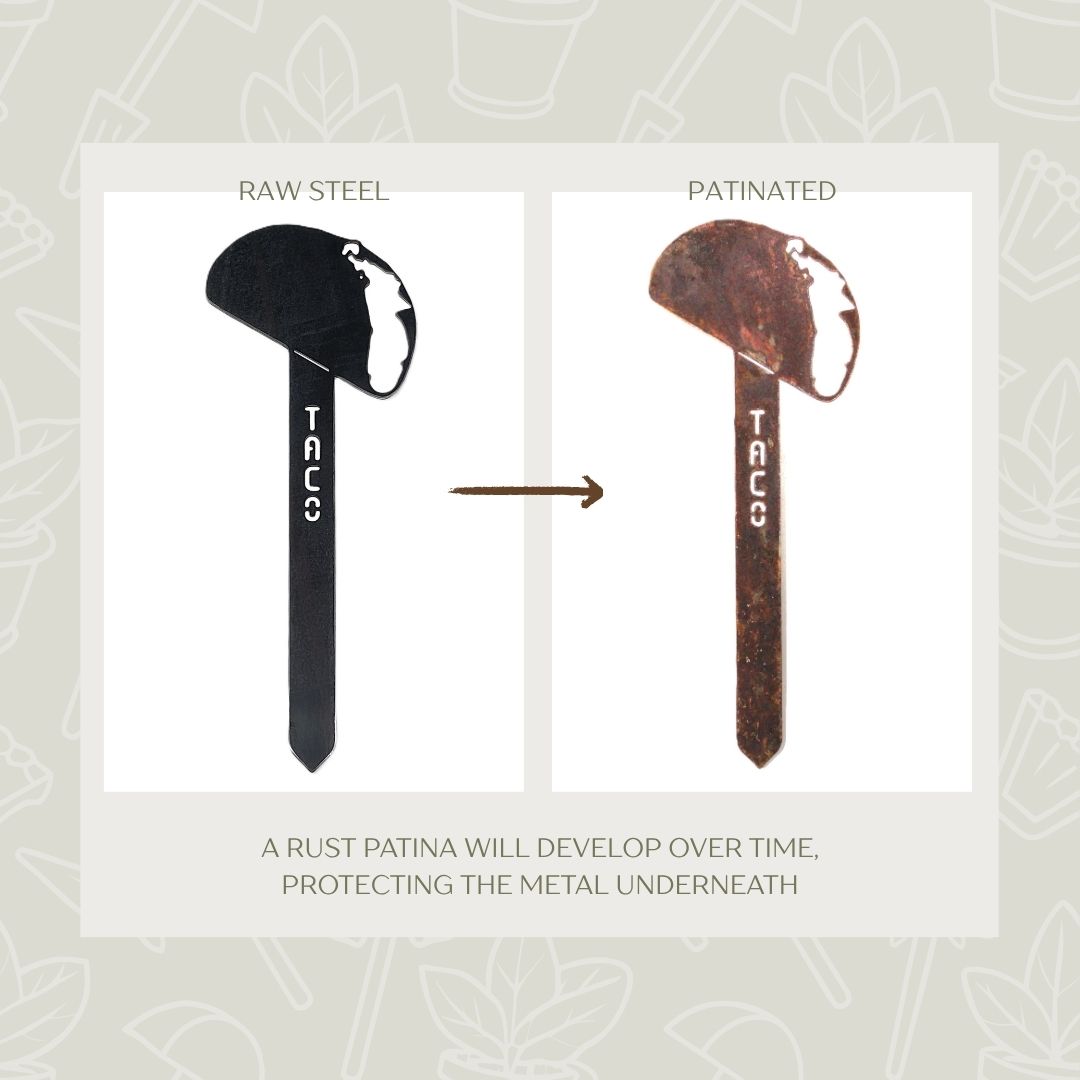 Taco Steel Garden Stake