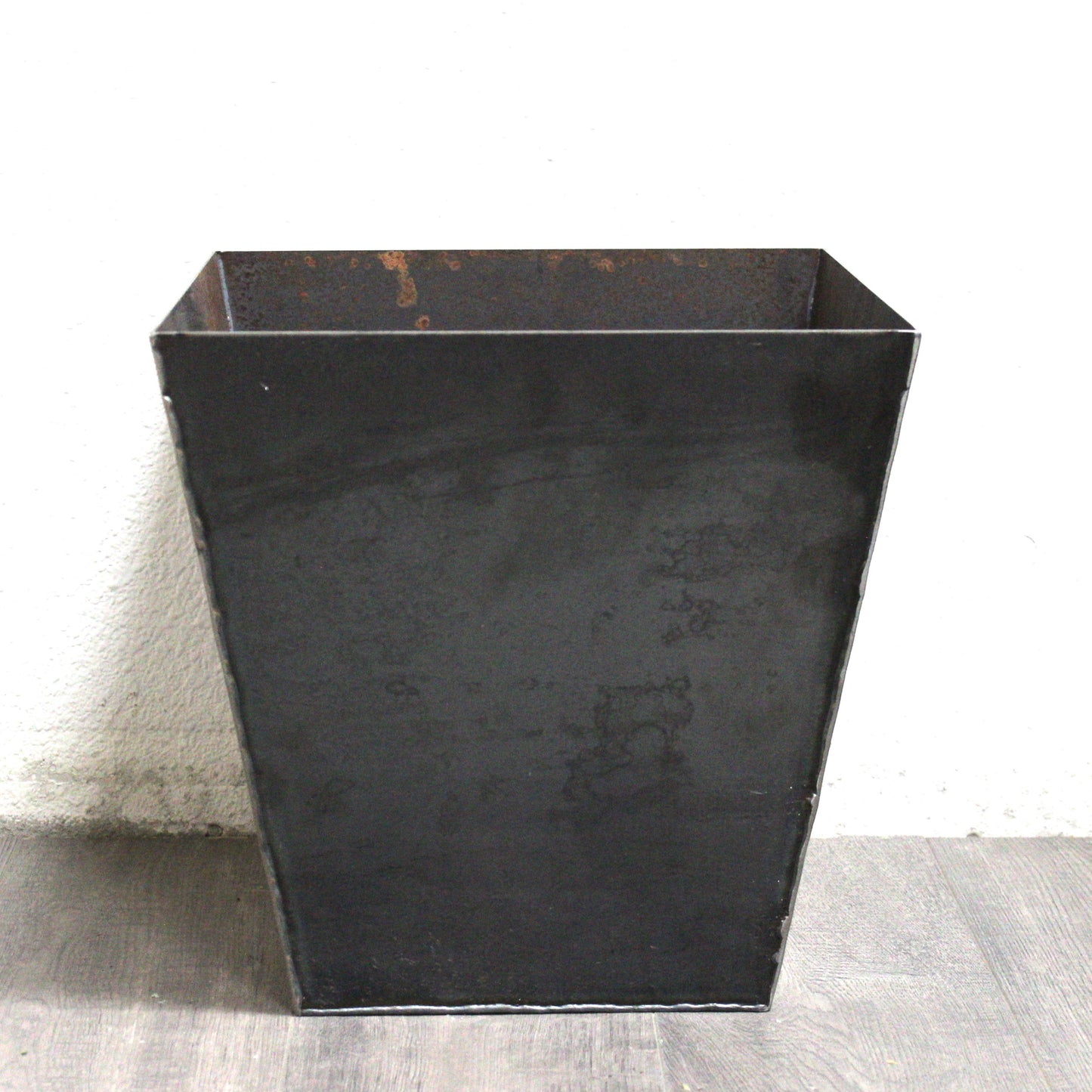 Corten Steel Tapered Square Planter