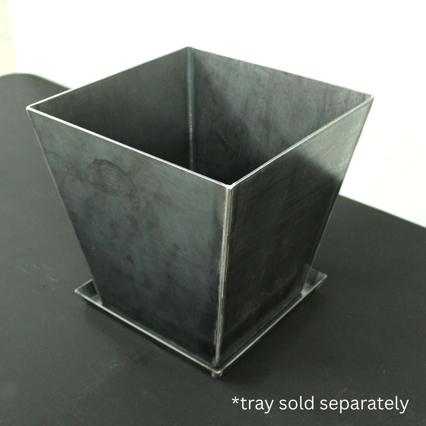 Corten Steel Tapered Square Planter